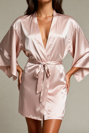 Kimono til kvinder - Midnat Rose 